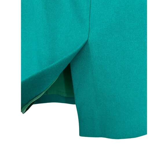 J.Crew Womens Green Wool Blend Fully Lined Back Zip Closure Pencil Skirt Size 2 - Picture 4 of 10